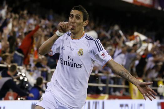 L'esultanza di Di Maria. Afp